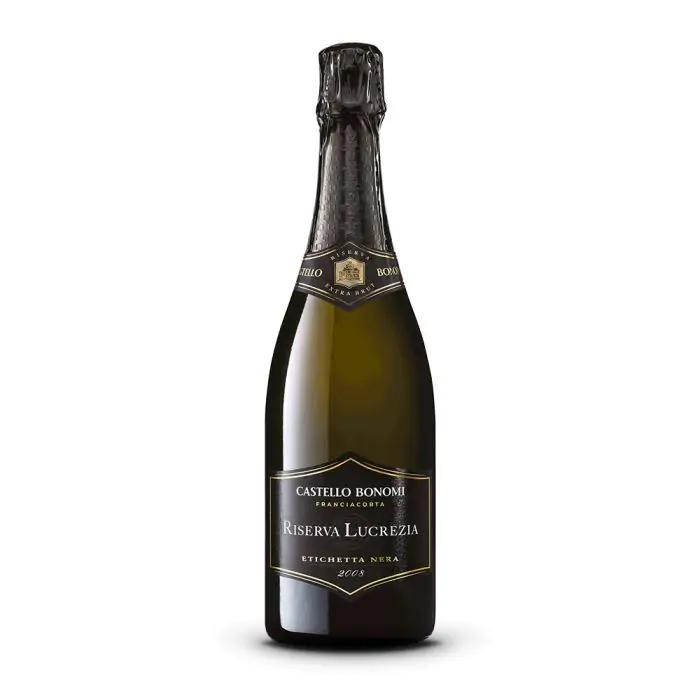 Franciacorta RISERVA LUCREZIA Etichetta Nera Extra Brut 2008 – Castello Bonomi