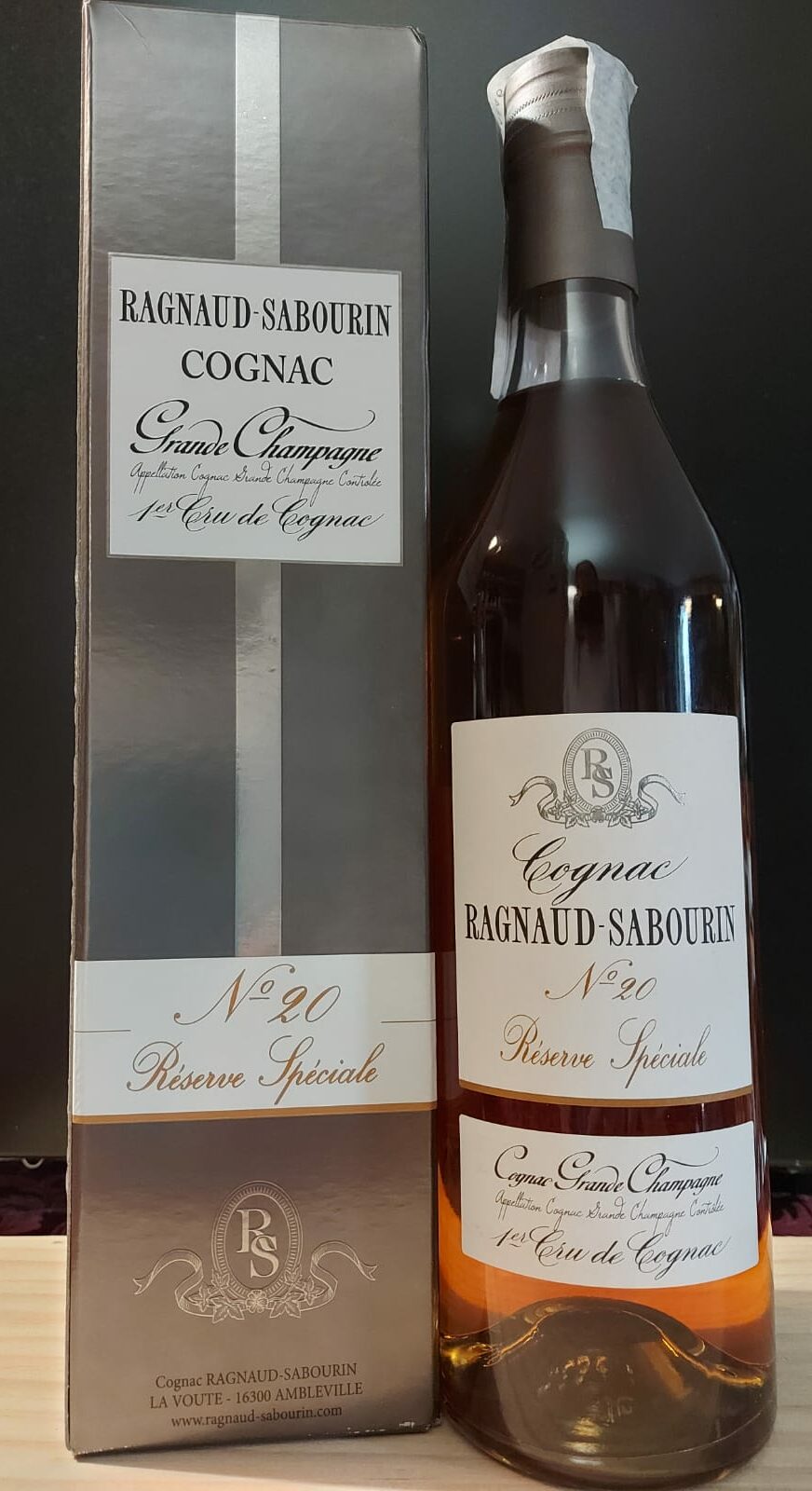 COGNAC GRANDE CHAMPAGNE RÉSÉRVE SPÉCIALE 20 ANS – Ragnaud Sabourin