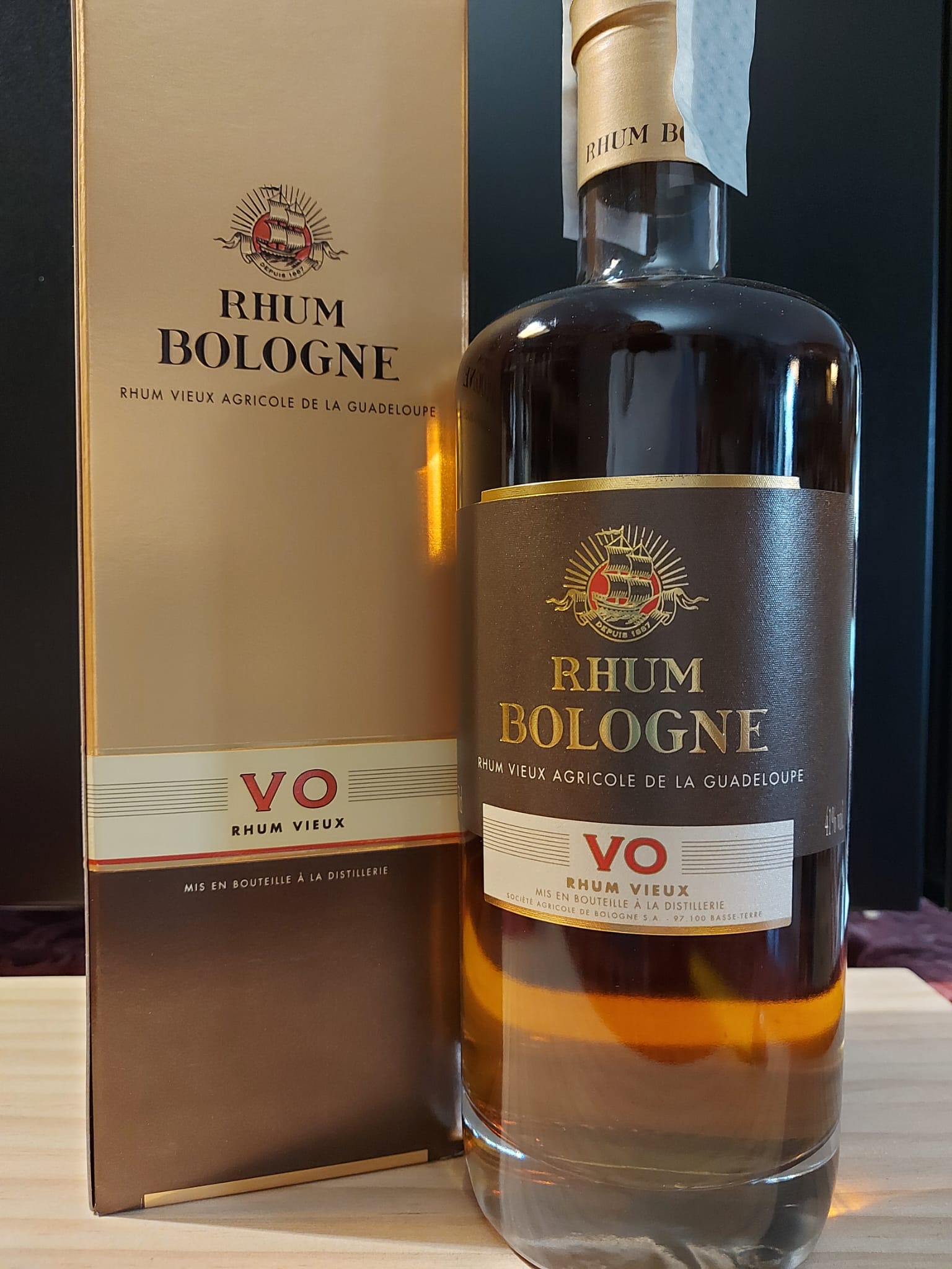 RHUM VIEUX AGRIGOLE DE LA GUADELOUPE “VO” – Bologne