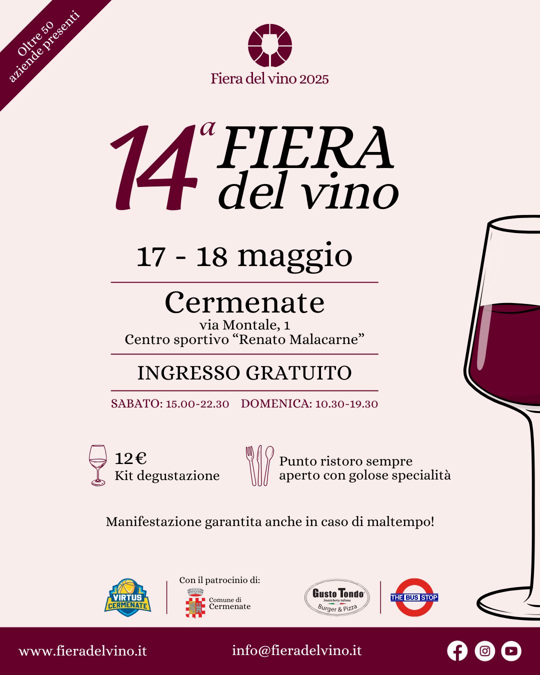 Fiera del vino a Cermenate 17/18 Maggio 2025
